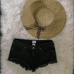 SALE! RVCA Black Denim Shorts